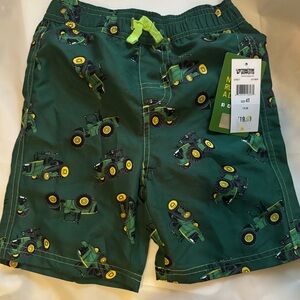 NEW John Deere Boys Green Active Tractor Short Inner Mesh Liner Size 4T